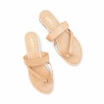 Beige Casual Women Chappal CL2275 - View 5