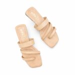 Beige Casual Chappal For Ladies CL2276 - View 5