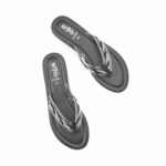 Black Casual Chappal For Women CL2280 - View 5