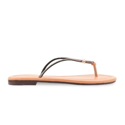 Beige Casual Chappal For Ladies CL2292 - View 2