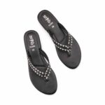 Black Casual Chappal For Women CL2299 - View 5