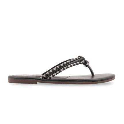 Black Casual Chappal For Women CL2299 - View 2