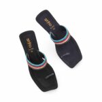 Black Casual Chappal For Women CL2303 - View 5