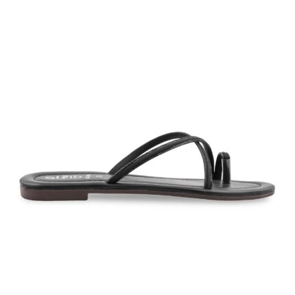 Black Casual Women Chappal CL2308 - View 2