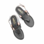 Black Casual Chappal For Women CL2320 - View 5