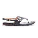 Black Casual Chappal For Women CL2320 - View 2
