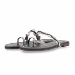 Black Casual Chappal For Women CL2321 - View 5