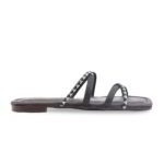 Black Casual Chappal For Ladies CL2330 - View 3