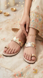 Golden Casual Chappal for Women CL2337 - View 3