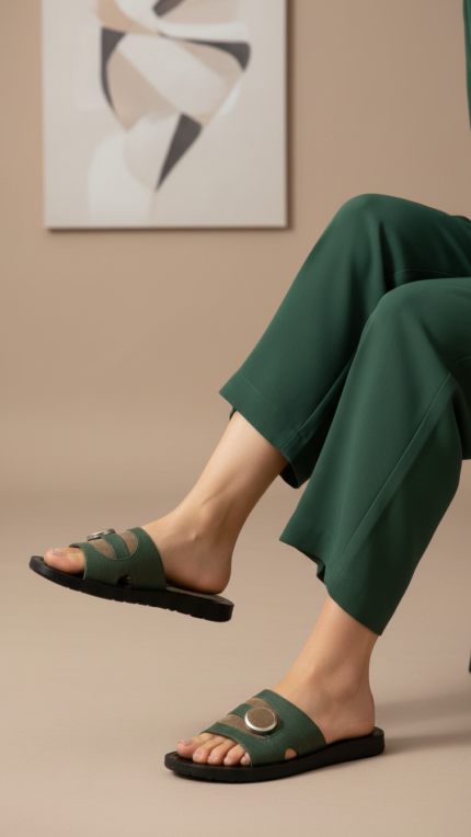 Green Casual Softy For Ladies CL5545 - View 1