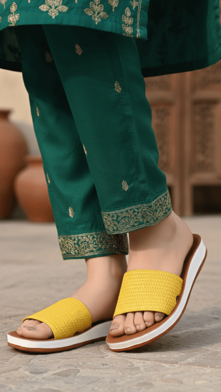Yellow Casual Women Softy CL5562 - View 1