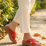 Red Casual Softy For Ladies CL5566 - View 1