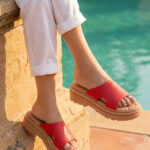 Red Casual Softy For Women CL5573 - View 1