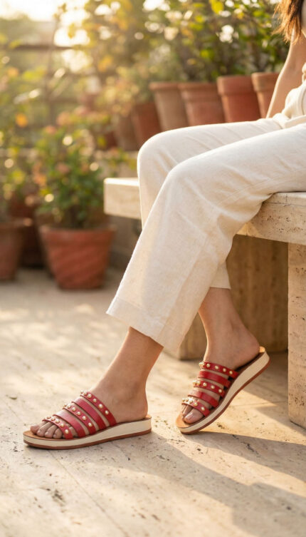 Maroon Casual Softy For Ladies CL5581 - View 1