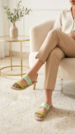 Green Casual Softy For Women CL5646 - View 1