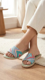 Green Casual Softy For Women CL5649 - View 2
