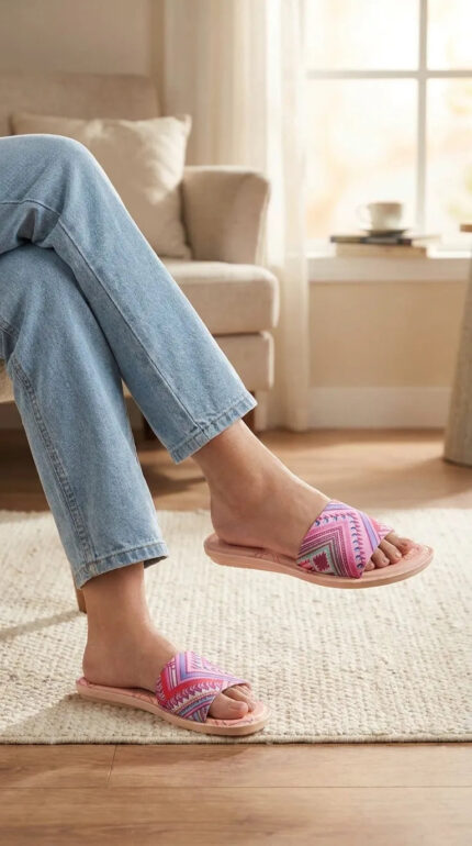 Pink Casual Softy For Women CL5649 - View 1