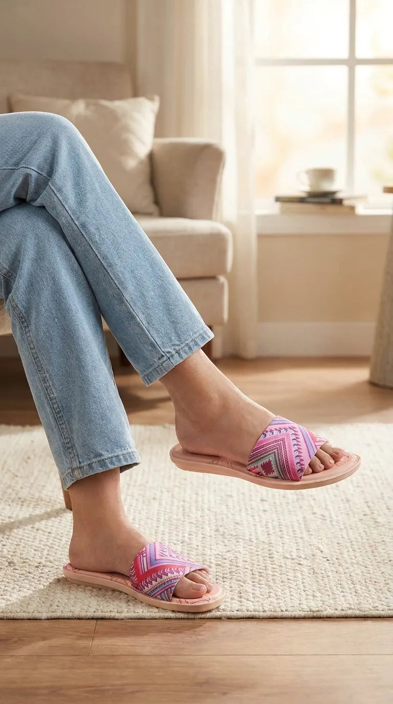 CL564918_3.jpg Pink Casual Softy For Women CL5649 - View 1