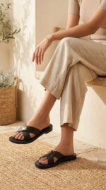 Black Casual Softy For Ladies CL5651 - View 2