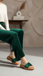 Green Casual Softy For Women CL7202 - View 1