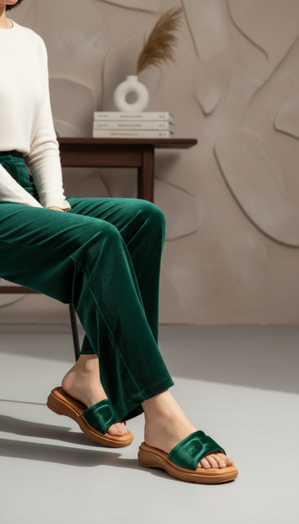 Green Casual Softy For Women CL7202 - View 1