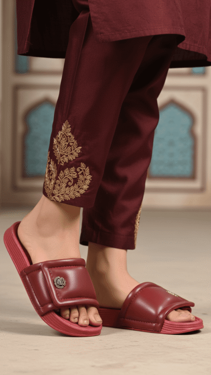 Maroon Casual Softy CL9371 - View 1