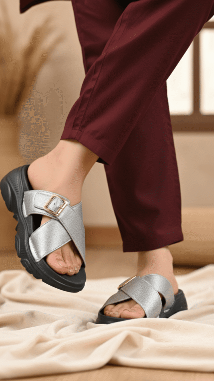 Grey Casual Softy For Ladies CL9384 - View 1