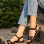 Black Casual Sandal For Women CLS033 - View 1