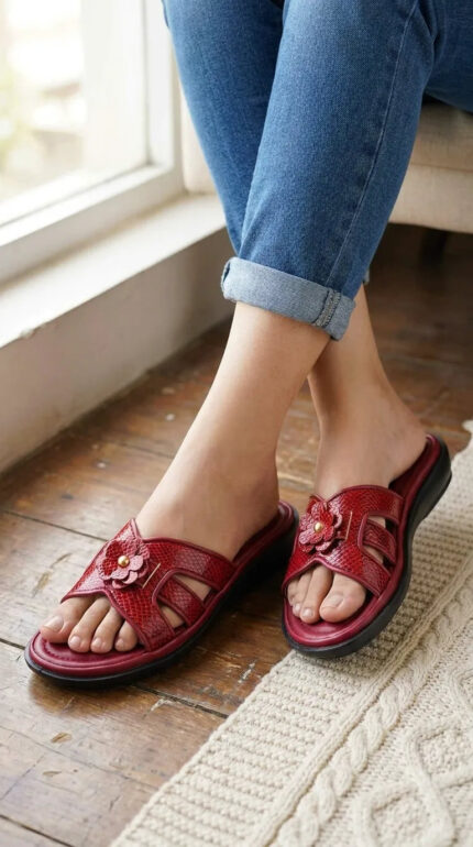 Red Casual Softy For Women CLS049 - View 1