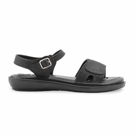 Black Casual Sandal For Women CLS050 - View 2