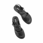 Black Casual Sandal For Women CLS050 - View 5