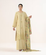 Unstitched 3-Piece Ensemble - View 2