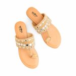 Fawn Ethnic Chappal EC0237 - View 5