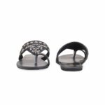 Black Ethnic Chappal For Ladies EC0238 - View 4