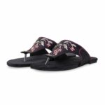 Black Ethnic Chappal For Ladies EC0239 - View 3