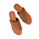 Brown Fancy Chappal For Ladies EC0241 - View 5