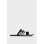 Black Fancy Chappal EC0242 - View 2