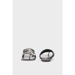 Black Fancy Chappal EC0242 - View 4