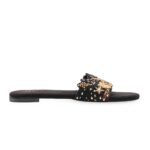 Black Fancy Slipper For Women EC0244 - View 2