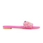 Fuchsia Fancy Slipper For Women EC0244 - View 2