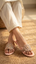Pink Fancy Slipper For Women EC0245 - View 1