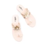 Fawn Ethnic Chappal For Ladies EC0248 - View 5
