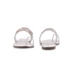 Silver Fancy Chappal For Ladies EC0249 - View 4