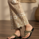 Black Ethnic Chappal For Women EC0251 - View 1