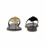 Black Ethnic Chappal For Women EC0251 - View 5