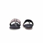 Black Fancy Chappal For Women EC0252 - View 4