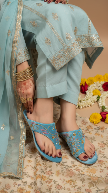 Ferozy Ethnic Chappal For Women EC0253 - View 1