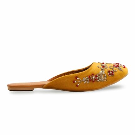 Mustard Fancy Khussa EC8541 - View 2