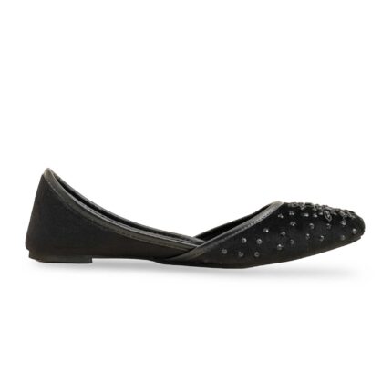 Black Fancy Khussa For Women EC8549 - View 2