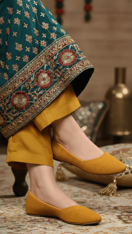 Mustard Casual Khussa EC8573 - View 1